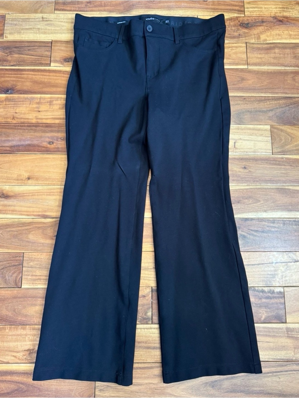 STUDIO BY TORRID 18R ✨ plus size bootcut office pants solid black with stretch